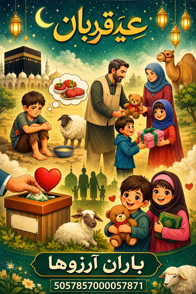  مؤسسه خیریه باران آرزوها سایه مهربانی‌تان مستدام